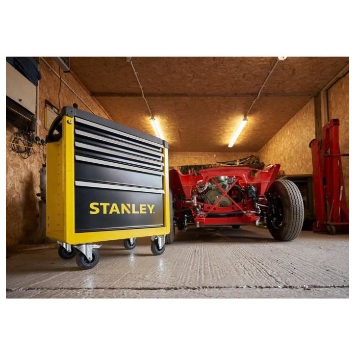 Servante 5 Tiroirs STANLEY STST74305-1 - Fabrication Française - Charge Maximale de 300 kg