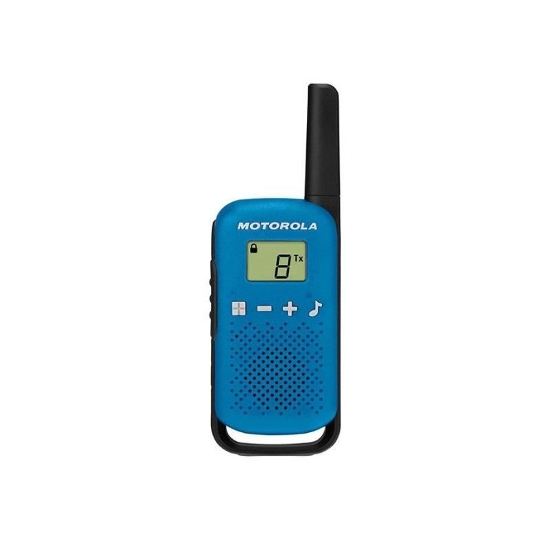 Talkie-walkie Motorola - 2 Pcs - Bleu - Portée 8 km - Mains-libres - Talkie-walkie Motorola - 2 Pcs - Bleu - Portée 8 km - Mains-libres -