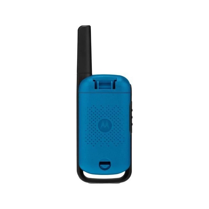 Talkie-walkie Motorola - 2 Pcs - Bleu - Portée 8 km - Mains-libres - Puissance 500 mW Talkie-walkie Motorola - 2 Pcs - Bleu - Portée 8 km - Mains-libres - Puissance 500 mW
