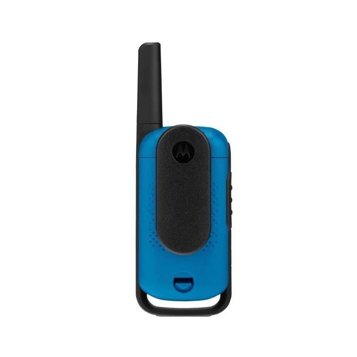 Talkie-walkie Motorola - 2 Pcs - Bleu - Portée 8 km - Mains-libres - Puissance 500 mW Talkie-walkie Motorola - 2 Pcs - Bleu - Portée 8 km - Mains-libres - Puissance 500 mW