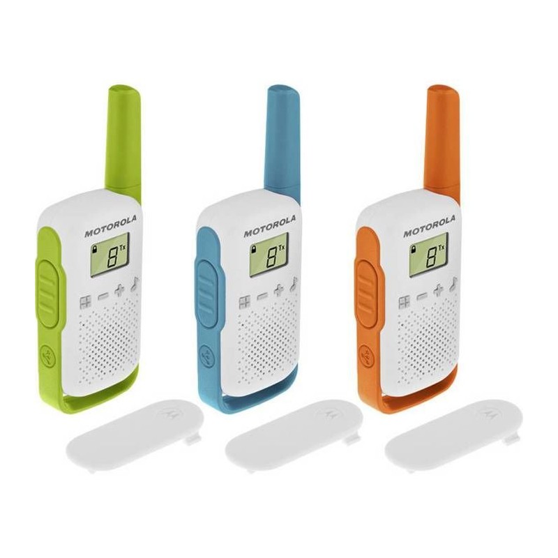 Talkie-walkie Motorola T42 Multicouleur (3 pcs) Talkie-walkie Motorola T42 Multicouleur (3 pcs)