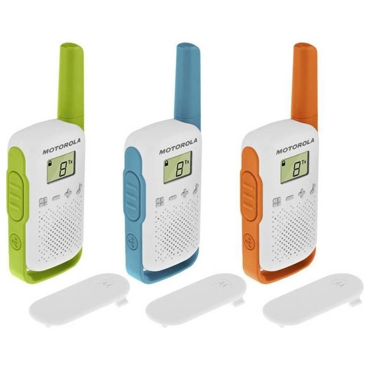 Talkie-walkie Motorola T42 Multicouleur (3 pcs) Talkie-walkie Motorola T42 Multicouleur (3 pcs)