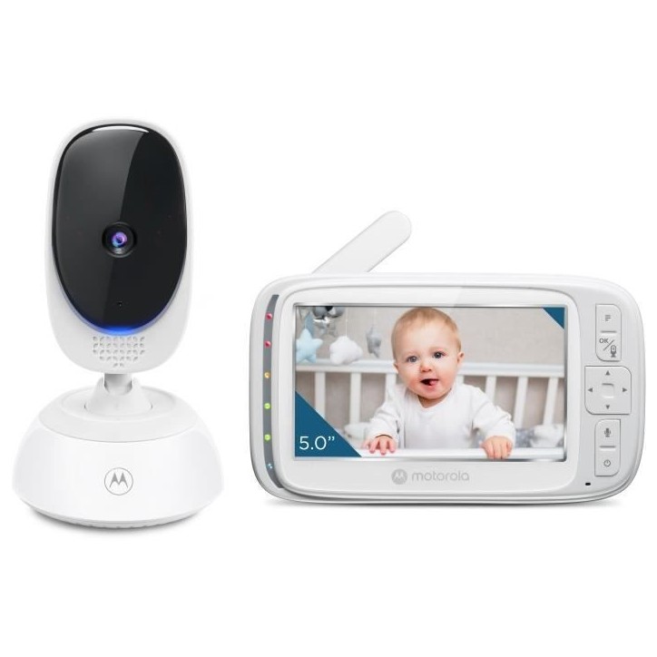 Moniteur vidéo Wi-fi - MOTOROLA - VM85 - 5 - 300 m - Connecté - Ecran - Infrarouge - Blanc Moniteur vidéo Wi-fi - MOTOROLA - VM85 - 5 - 300 m - Connecté - Ecran - Infrarouge - Blanc