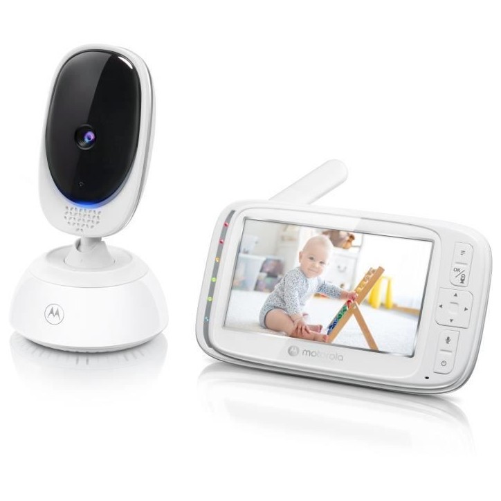 Moniteur vidéo Wi-fi - MOTOROLA - VM85 - 5 - 300 m - Connecté - Ecran - Infrarouge - Blanc Moniteur vidéo Wi-fi - MOTOROLA - VM85 - 5 - 300 m - Connecté - Ecran - Infrarouge - Blanc