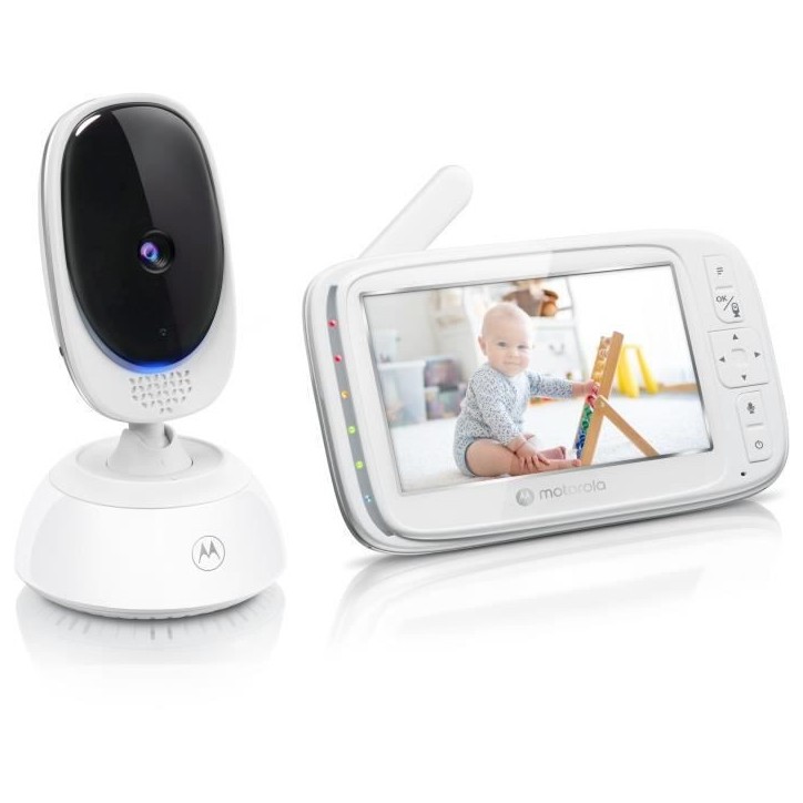 Moniteur vidéo Wi-fi - MOTOROLA - VM85 - 5 - 300 m - Connecté - Ecran - Infrarouge - Blanc Moniteur vidéo Wi-fi - MOTOROLA - VM85 - 5 - 300 m - Connecté - Ecran - Infrarouge - Blanc