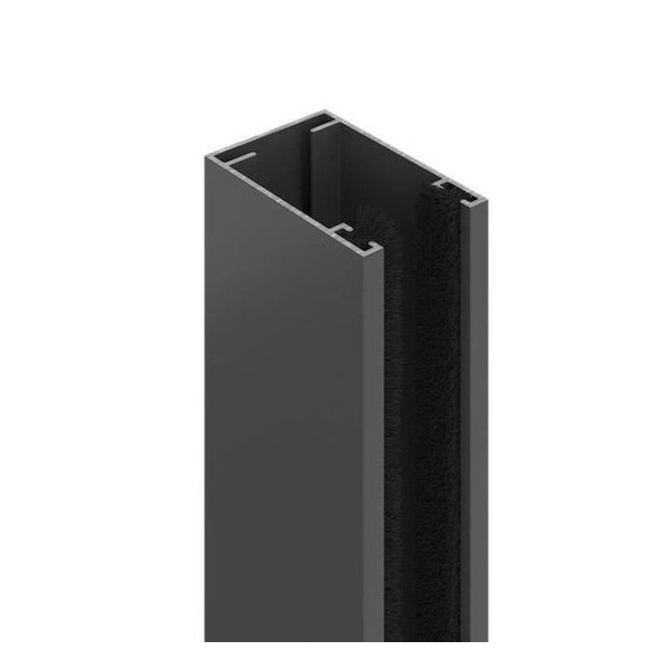 Moustiquaire de fenetre L125 x H145 cm en aluminium gris anthracite - Recoupable en largeur et hauteur Moustiquaire de fenetre L125 x H145 cm en aluminium gris anthracite - Recoupable en largeur et hauteur