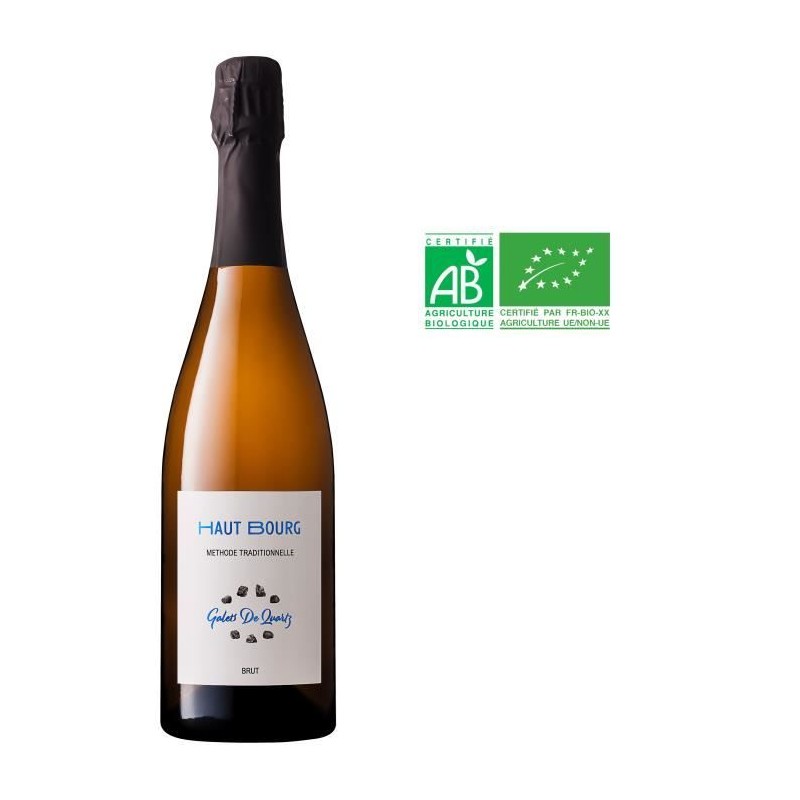 Vin Effervescent de Loire Galets de Quartz Domaine de Haut Bourg Méth Vin Effervescent de Loire Galets de Quartz Domaine de Haut Bourg Méth