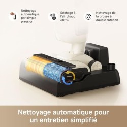 MOVA K30 - Aspirateur Laveur Sec Et Humide - Portée a plat 180° - As
