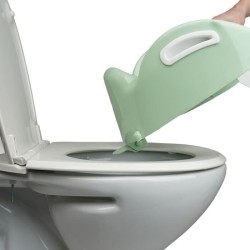 Réducteur WC - THERMOBABY - KIDDYLOO - Vert Céladon - Ajustable