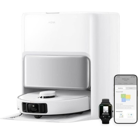 MOVA P50 Pro Ultra - Robot Aspirateur Laveur avec Station - 19 000 Pa