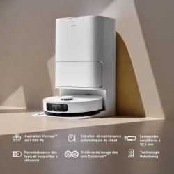 MOVA E30 Ultra - Robot Aspirateur Laveur avec Vidage Automatique - Net