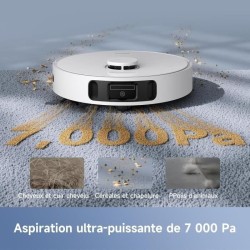 MOVA E30 Ultra - Robot Aspirateur Laveur avec Vidage Automatique - Net