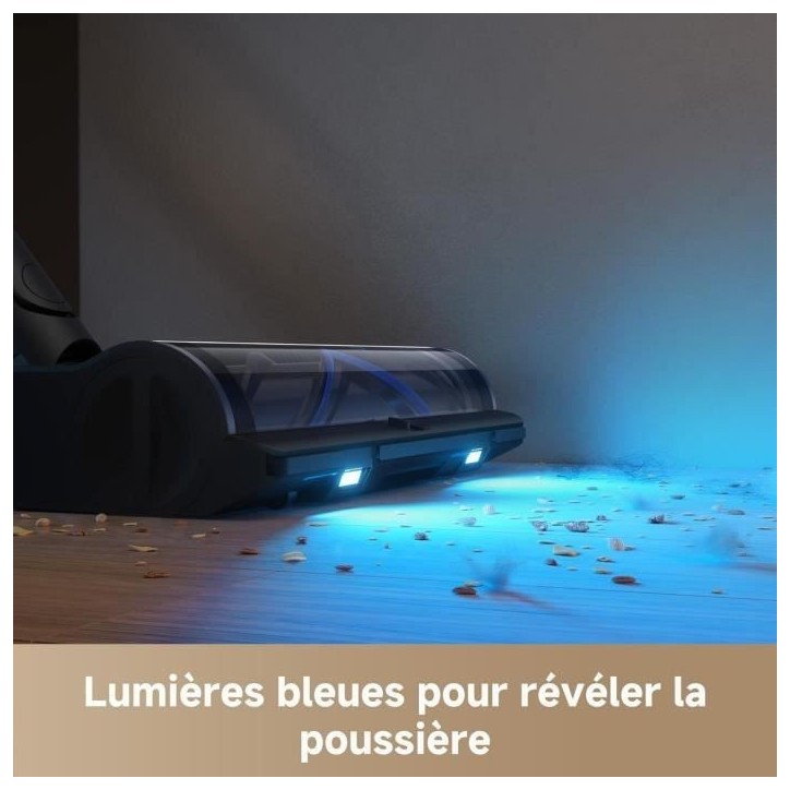 MOVA S4 Detect - Aspirateur Balai sans Fil - 150 AW - Autonomie maximale de 90 Minutes - Brosse multisurface OptiInsigh MOVA S4 Detect - Aspirateur Balai sans Fil - 150 AW - Autonomie maximale de 90 Minutes - Brosse multisurface OptiInsigh