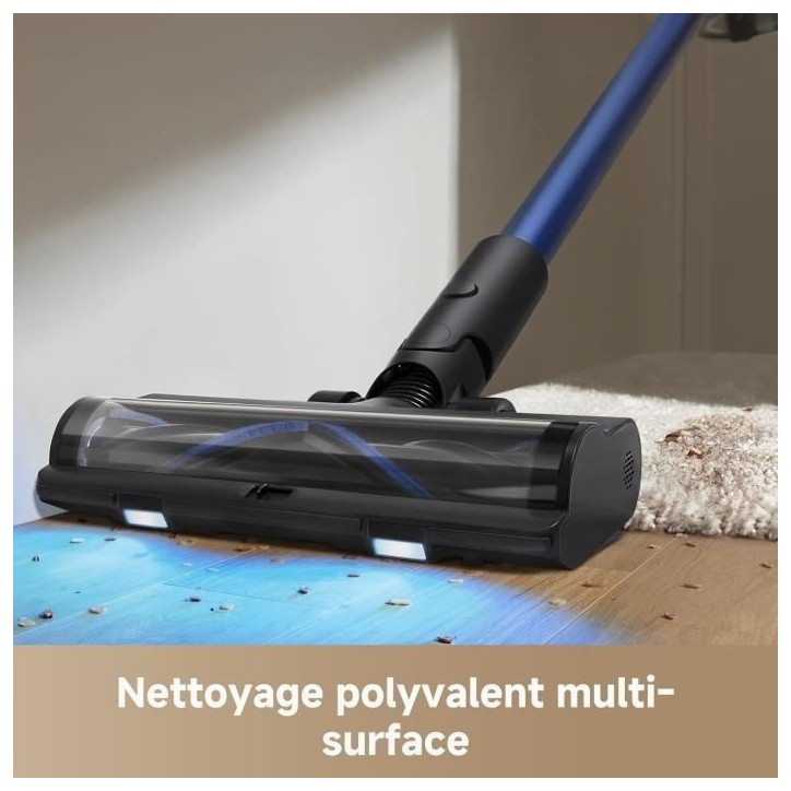 MOVA S4 Detect - Aspirateur Balai sans Fil - 150 AW - Autonomie maximale de 90 Minutes - Brosse multisurface OptiInsigh MOVA S4 Detect - Aspirateur Balai sans Fil - 150 AW - Autonomie maximale de 90 Minutes - Brosse multisurface OptiInsigh