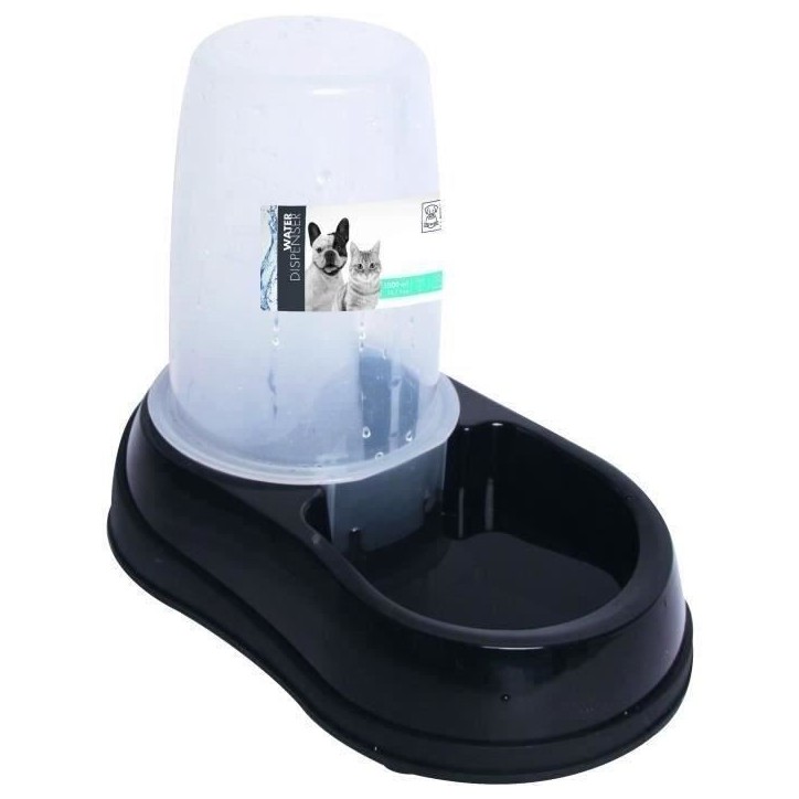 MPETS Distributeur d'eau WATER DISPENSER - Pour chat et chien - 1500ml - Noir MPETS Distributeur d'eau WATER DISPENSER - Pour chat et chien - 1500ml - Noir