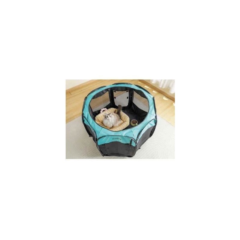 Enclos octogonal pour chiots L - 115 x 110 x 66 cm - Taille pliée : 7 Enclos octogonal pour chiots L - 115 x 110 x 66 cm - Taille pliée : 7
