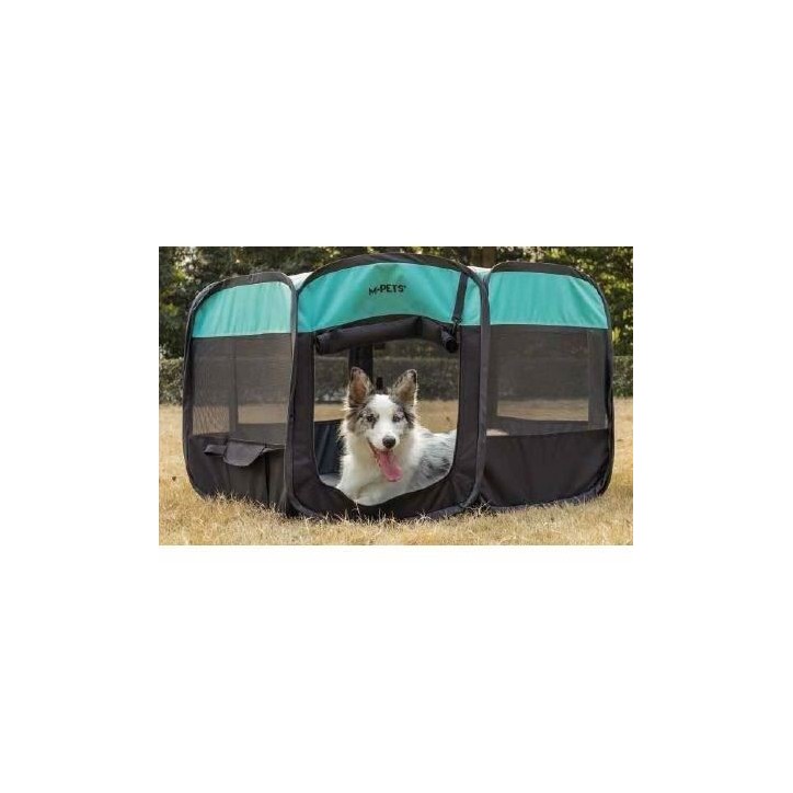 Enclos octogonal pour chiots L - 115 x 110 x 66 cm - Taille pliée : 70 x 61 cm Enclos octogonal pour chiots L - 115 x 110 x 66 cm - Taille pliée : 70 x 61 cm