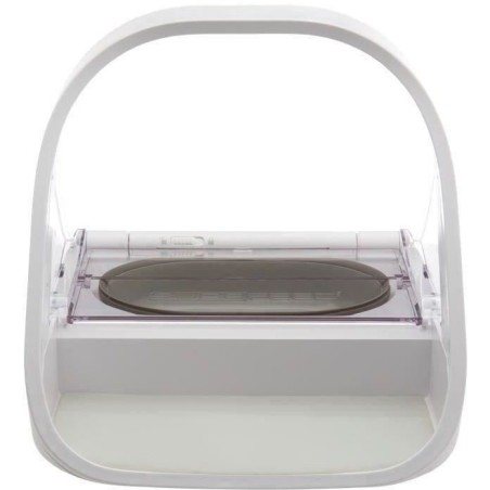 SUREFEED Distributeur de nourriture / croquettes a puce électronique - Blanc (bol simple, un bol double, un tapis et un médail