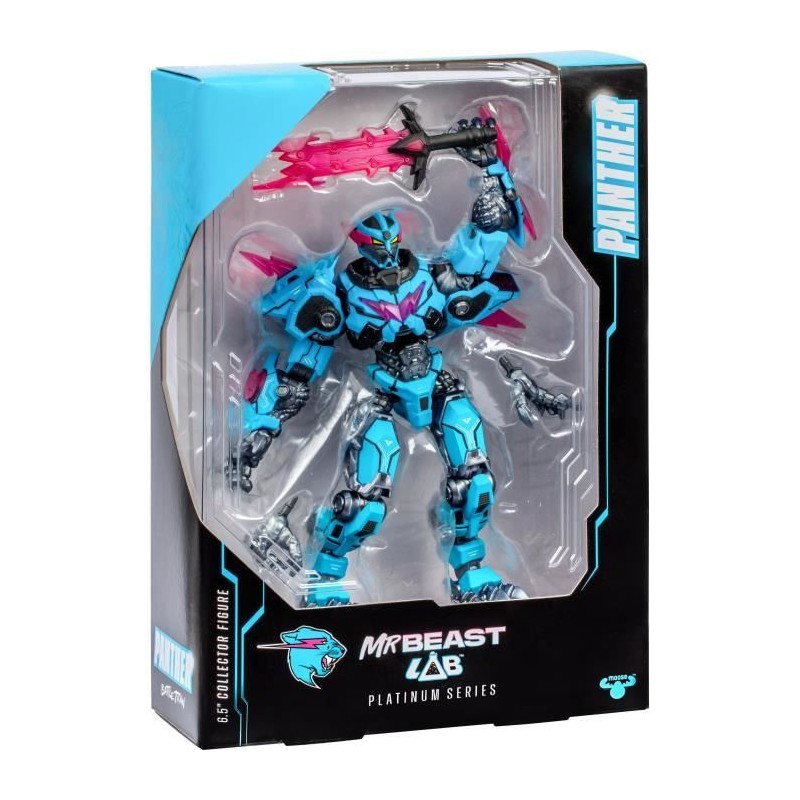 Figurine - MRBEAST LAB - Ultime Fusion - Panthere - 15,8 cm Figurine - MRBEAST LAB - Ultime Fusion - Panthere - 15,8 cm