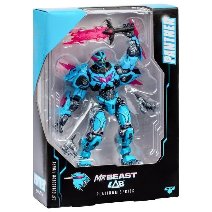 Figurine - MRBEAST LAB - Ultime Fusion - Panthere - 15,8 cm Figurine - MRBEAST LAB - Ultime Fusion - Panthere - 15,8 cm