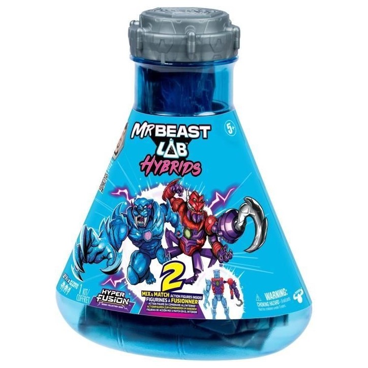 Pack de 2 figurines - MRBEAST LAB - Mix & Match - Modele aléatoire + Moitié de figurine Pack de 2 figurines - MRBEAST LAB - Mix & Match - Modele aléatoire + Moitié de figurine