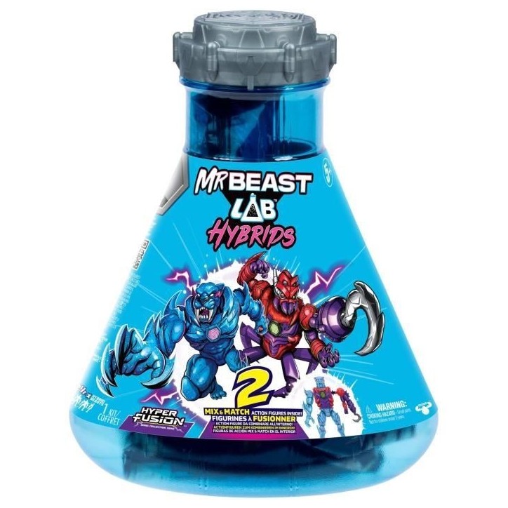 Pack de 2 figurines - MRBEAST LAB - Mix & Match - Modele aléatoire + Moitié de figurine Pack de 2 figurines - MRBEAST LAB - Mix & Match - Modele aléatoire + Moitié de figurine