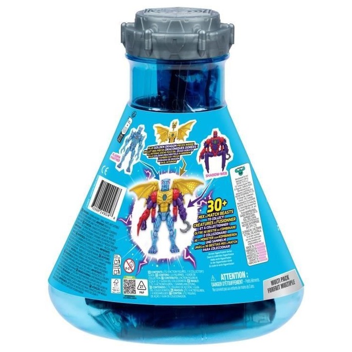 Pack de 2 figurines - MRBEAST LAB - Mix & Match - Modele aléatoire + Moitié de figurine Pack de 2 figurines - MRBEAST LAB - Mix & Match - Modele aléatoire + Moitié de figurine