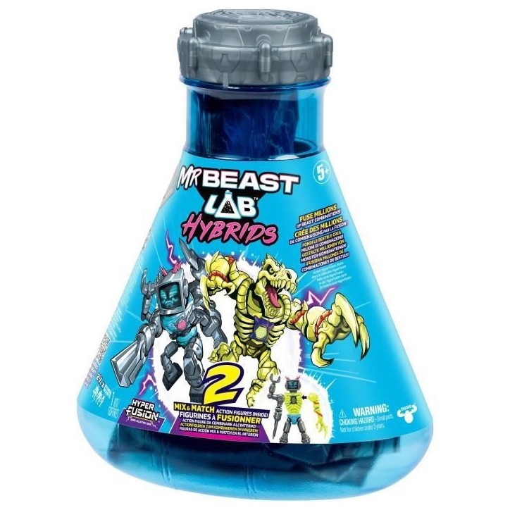 Pack de 2 figurines - MRBEAST LAB - Mix & Match - Modele aléatoire + Moitié de figurine Pack de 2 figurines - MRBEAST LAB - Mix & Match - Modele aléatoire + Moitié de figurine