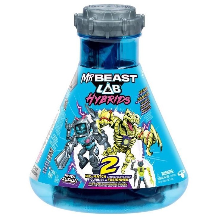 Pack de 2 figurines - MRBEAST LAB - Mix & Match - Modele aléatoire + Moitié de figurine Pack de 2 figurines - MRBEAST LAB - Mix & Match - Modele aléatoire + Moitié de figurine