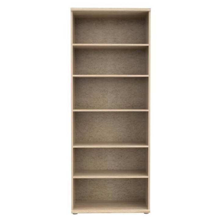 Armoire a chaussures MISCA - Décor chene sonoma et blanc mat - L69 x P35 x H179cm Armoire a chaussures MISCA - Décor chene sonoma et blanc mat - L69 x P35 x H179cm