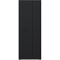 Armoire a chaussures - Noir - 18 paires - 68,7 x 36,5 x 181,1 cm - FORTE Armoire a chaussures - Noir - 18 paires - 68,7 x 36,5 x 181,1 cm - FORTE