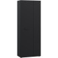 Armoire a chaussures - Noir - 18 paires - 68,7 x 36,5 x 181,1 cm - FORTE Armoire a chaussures - Noir - 18 paires - 68,7 x 36,5 x 181,1 cm - FORTE