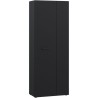 Armoire a chaussures - Noir - 18 paires - 68,7 x 36,5 x 181,1 cm - FOR