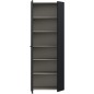 Armoire a chaussures - Noir - 18 paires - 68,7 x 36,5 x 181,1 cm - FORTE Armoire a chaussures - Noir - 18 paires - 68,7 x 36,5 x 181,1 cm - FORTE
