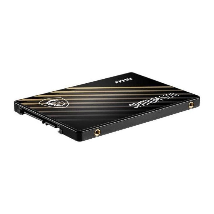 SSD interne - MSI - SPATIUM S270 - 480Go - SATA 2.5 - Vitesses fulgurantes SSD interne - MSI - SPATIUM S270 - 480Go - SATA 2.5 - Vitesses fulgurantes