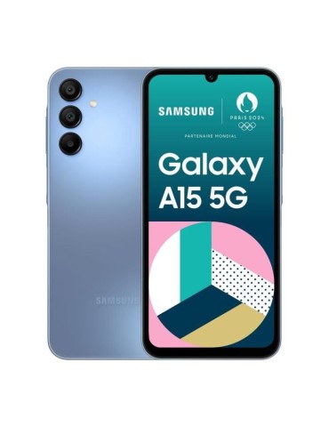 SAMSUNG Galaxy A15 5G Smartphone 128Go Bleu