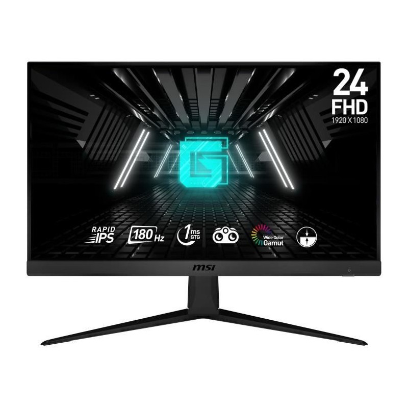Ecran PC Gamer - MSI - 24 - FHD - 180Hz - Dalle Fast IPS - 1ms - G2412 Ecran PC Gamer - MSI - 24 - FHD - 180Hz - Dalle Fast IPS - 1ms - G2412