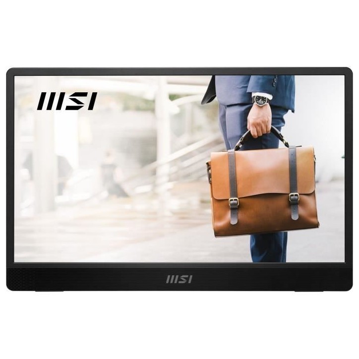 Ecran PC Portable - MSI - 15,6 - FHD - 60Hz - Dalle IPS - 4ms - PRO MP161 E2