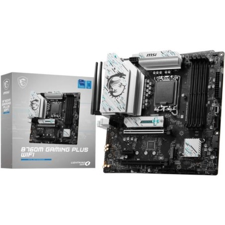 Carte mere - MSI - B760M GAMING PLUS WIFI Intel B760 LGA 1700 micro AT