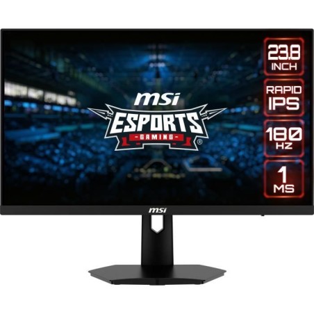 Ecran PC Gamer - MSI - 23,8 - FHD - 180Hz - Dalle Fast IPS - 1ms - G24