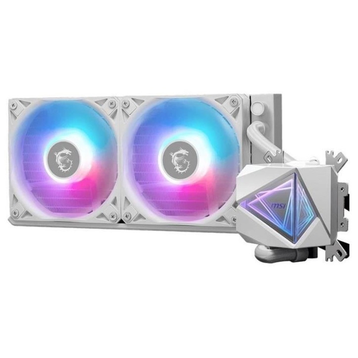 Refroidissement PC - MSI - 306-7ZW7A21-C24 - MAG CORELIQUID I240 WHITE Refroidissement PC - MSI - 306-7ZW7A21-C24 - MAG CORELIQUID I240 WHITE