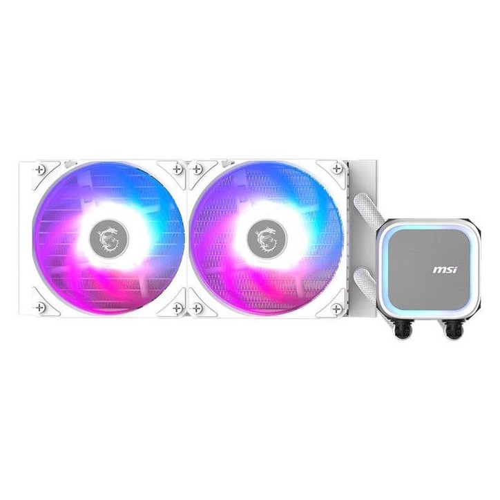 MSI - MAG CORELIQUID A13 240 - Kits de watercooling - 120 x 120 x 25 mm - Blanc MSI - MAG CORELIQUID A13 240 - Kits de watercooling - 120 x 120 x 25 mm - Blanc
