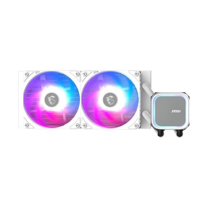 MSI - MAG CORELIQUID A13 240 - Kits de watercooling - 120 x 120 x 25 mm - Blanc MSI - MAG CORELIQUID A13 240 - Kits de watercooling - 120 x 120 x 25 mm - Blanc