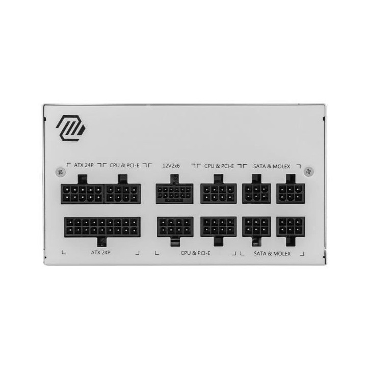 MSI - MAG A850GL PCIE5 WHITE - Bloc d'alimentation interne - 850W MSI - MAG A850GL PCIE5 WHITE - Bloc d'alimentation interne - 850W