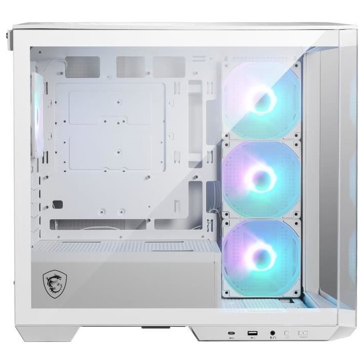 Boîtier PC - MSI - MAG PANO M100R PZ - Blanc Boîtier PC - MSI - MAG PANO M100R PZ - Blanc