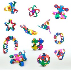 Tiny & Mighty CLIXO - GIPSY TOYS - Jeu de construction magnétique, fl