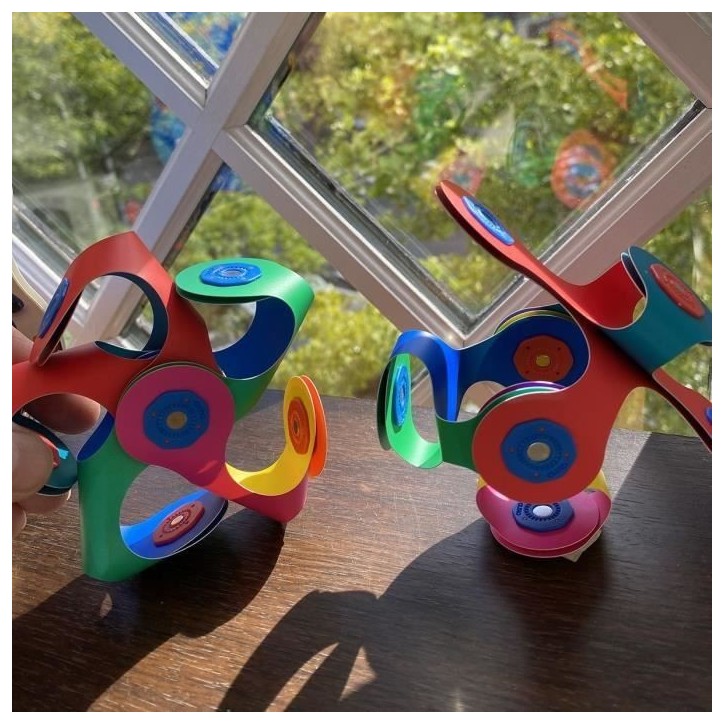 Tiny & Mighty CLIXO - GIPSY TOYS - Jeu de construction magnétique, flexible, durable et imaginatif - 9 pieces - Des 4 ans