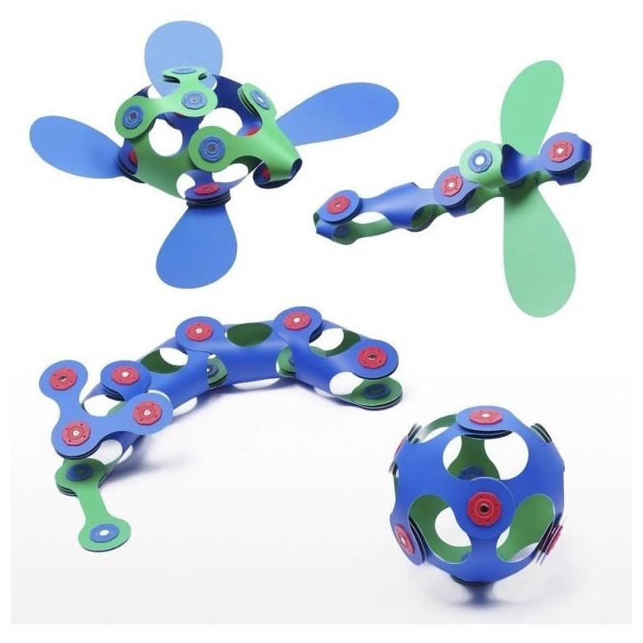 Itsy CLIXO - Bleu/vert - GIPSY TOYS - Jeu de Construction Magnétique - Jouet Educatif et Créatif - 18 pcs - Des 4 ans Itsy CLIXO - Bleu/vert - GIPSY TOYS - Jeu de Construction Magnétique - Jouet Educatif et Créatif - 18 pcs - Des 4 ans