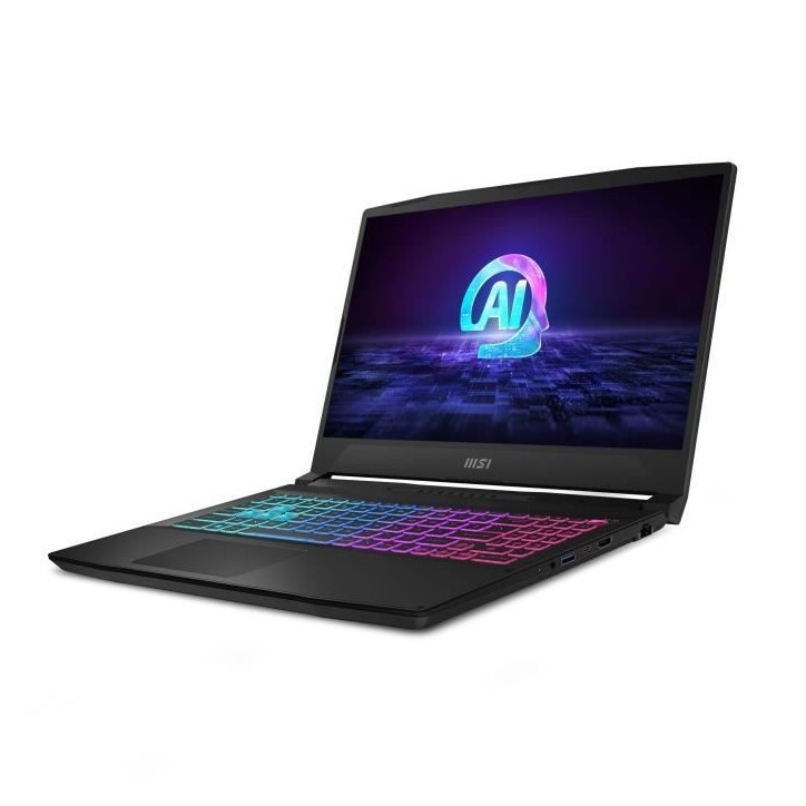 PC portable Gamer MSI - Katana 15 - Sans Windows - 15.6'' FHD 144Hz - Core i7-14650HX - RTX 5060 - RAM DDR5 16Go - 512GB SSD PC portable Gamer MSI - Katana 15 - Sans Windows - 15.6'' FHD 144Hz - Core i7-14650HX - RTX 5060 - RAM DDR5 16Go - 512GB SSD