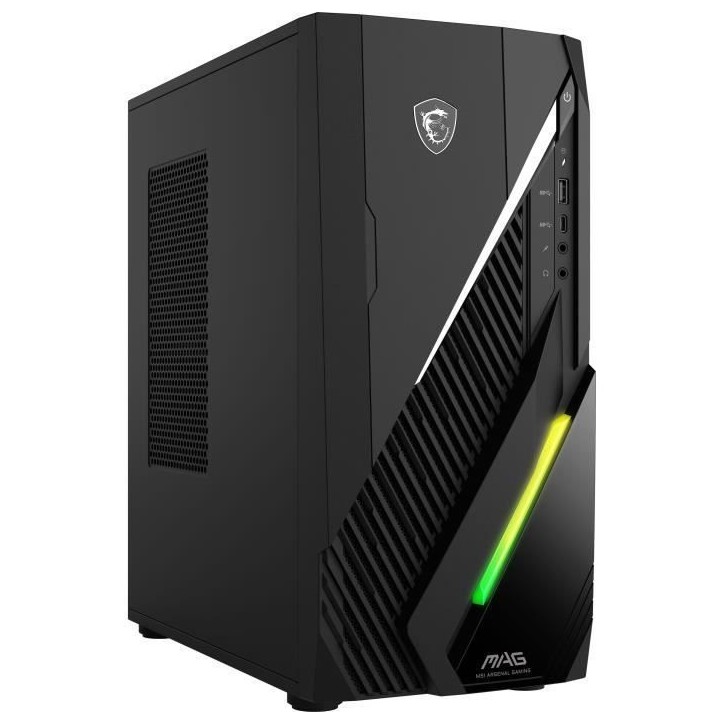PC de bureau - MSI - Sans Windows - MAG Infinite E1 - 14NVL5-214XFR - I5-14400F - 16 Go DDR5 5600Hz - 512 Go M.2 Pcie- RTX 5060 PC de bureau - MSI - Sans Windows - MAG Infinite E1 - 14NVL5-214XFR - I5-14400F - 16 Go DDR5 5600Hz - 512 Go M.2 Pcie- RTX 5060